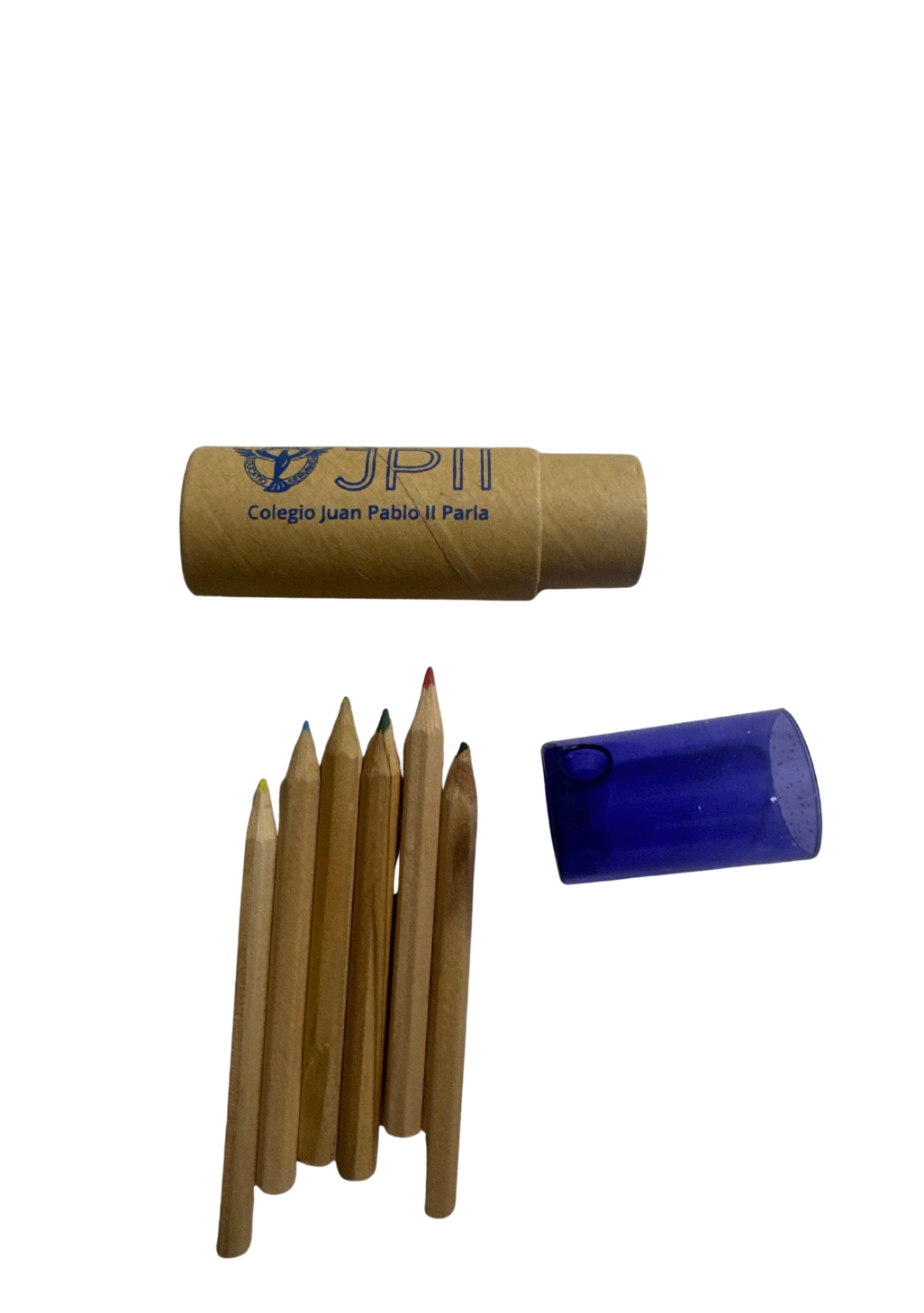 🖍️ Estuche de Pinturas con Sacapuntas (6 colores)